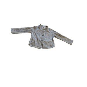 CAbi Hourglass Jacket Size M Heather Gray Fleece Cropped Jacket Style #596